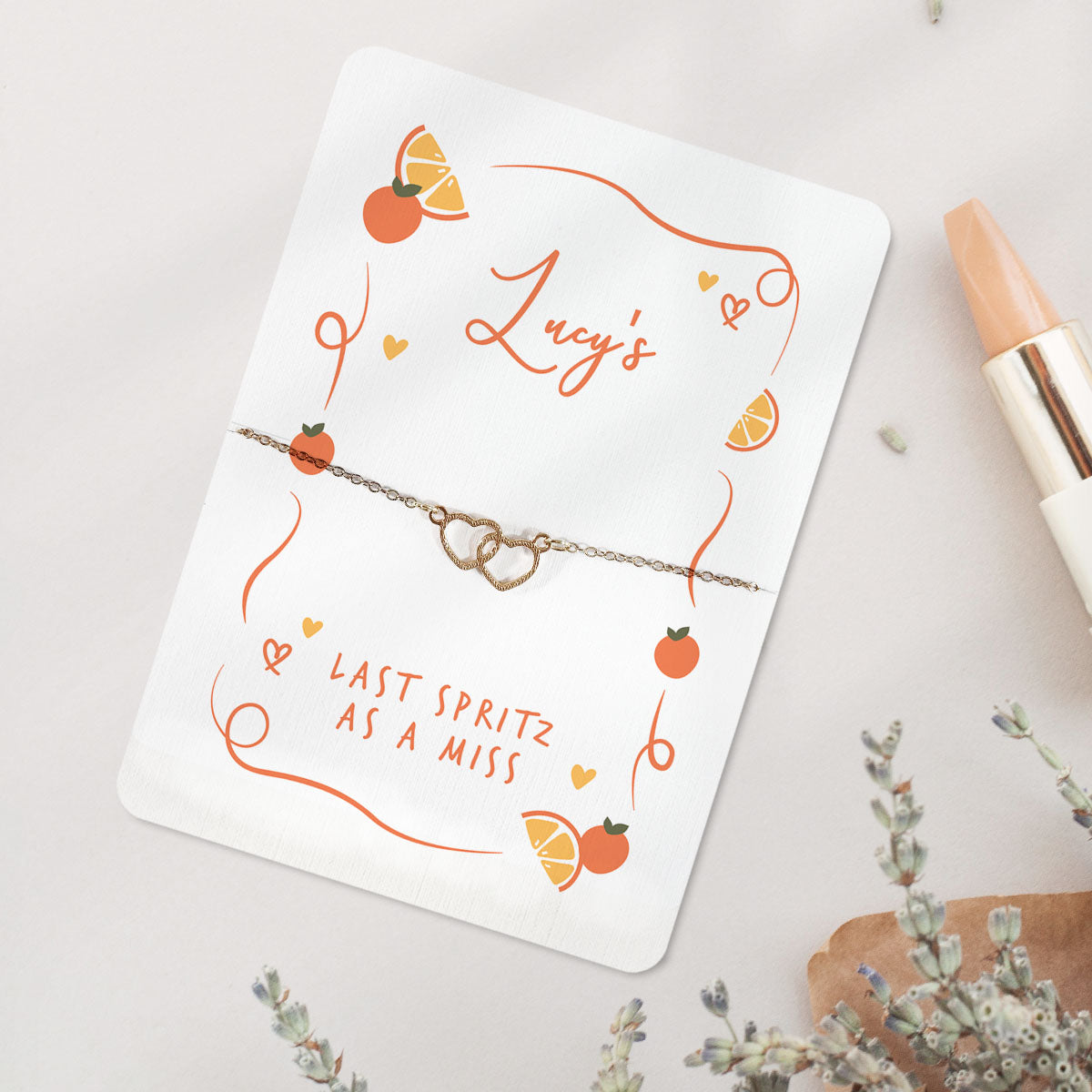 Last Spritz As A Miss Hen Party Bracelet Favour Personalised Hen Party Favour Aperol Spritz Hen Do Bracelet Hen Party Bag Fillers