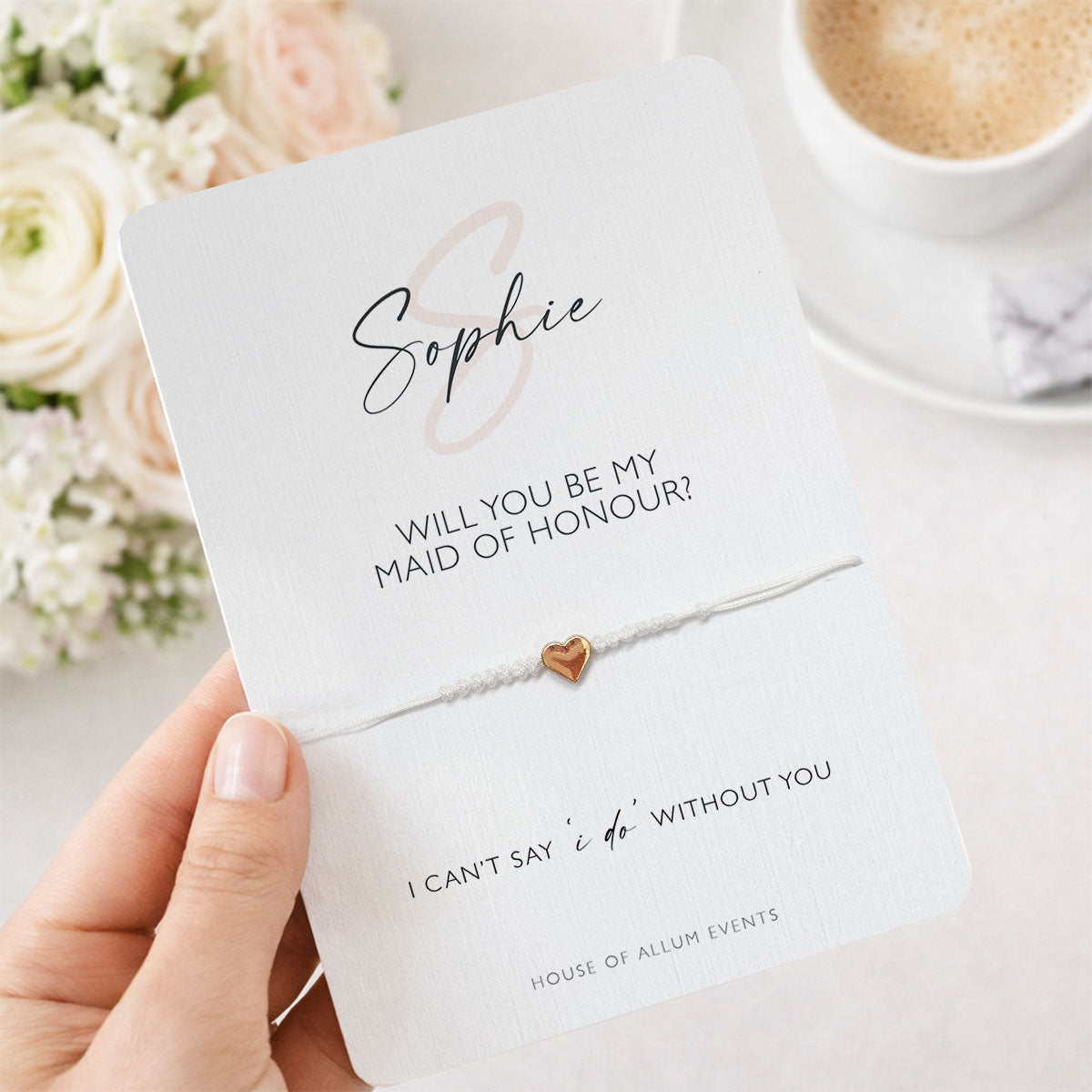 Personalised Bridesmaid Proposal Gift Will You be My Bridesmaid Gift Bag Maid Of Honour For Bridal Party Bridesmaid Card Bridesmaid Bracelet