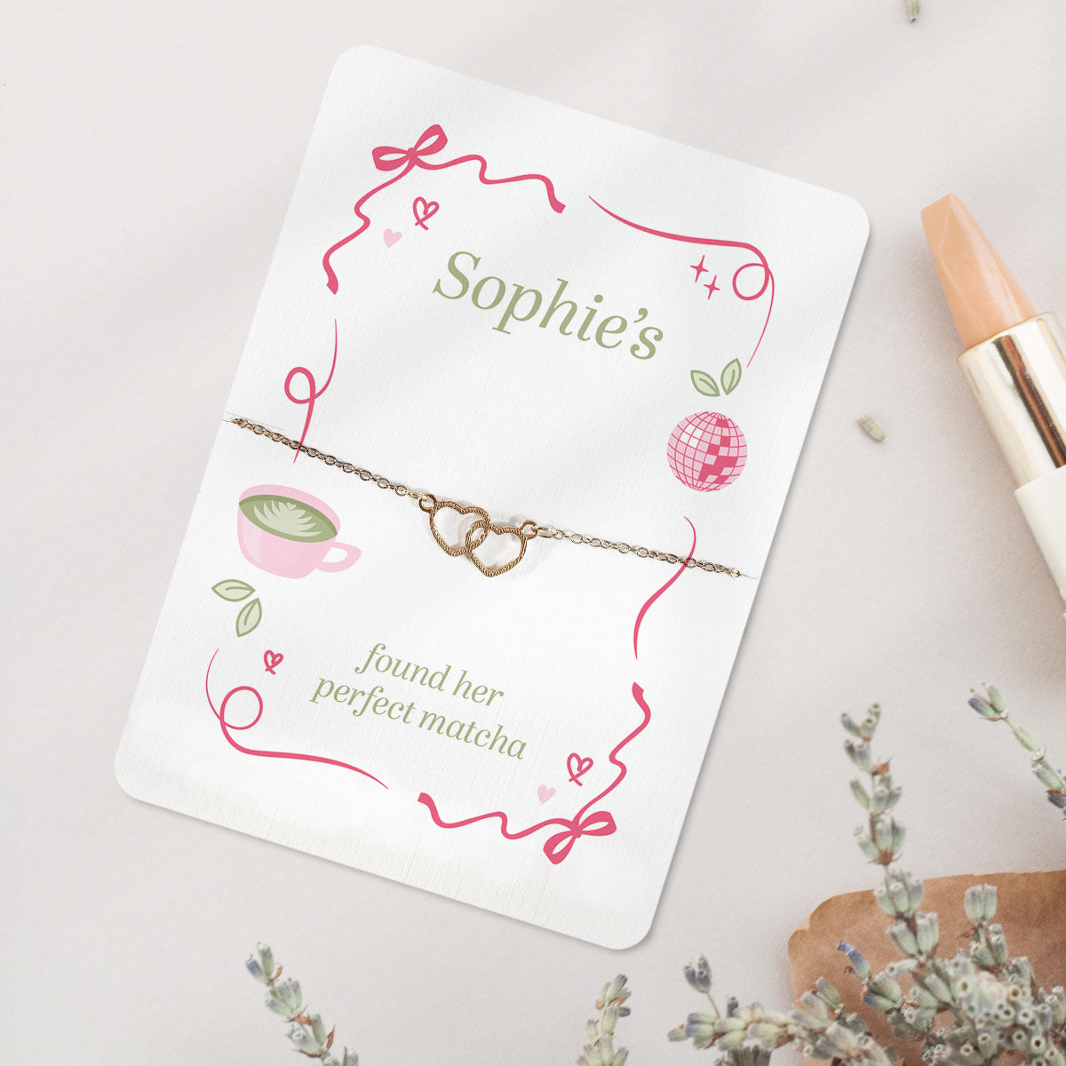 Perfect Matcha Hen Party Bracelet Favour Personalised Hen Party Favour Matcha Themed Hen Do Bracelet Hen Party Bag Fillers