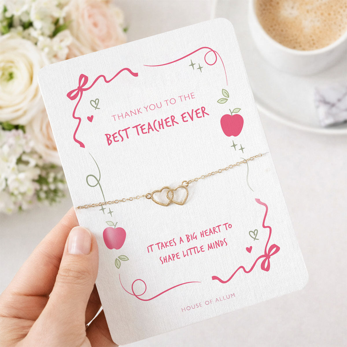 Teacher Gift Thank You Best Teacher Thank you Gift Bracelet Small Teacher Thank You Gift School Leaver Gift Nursery Teacher Gift Idea