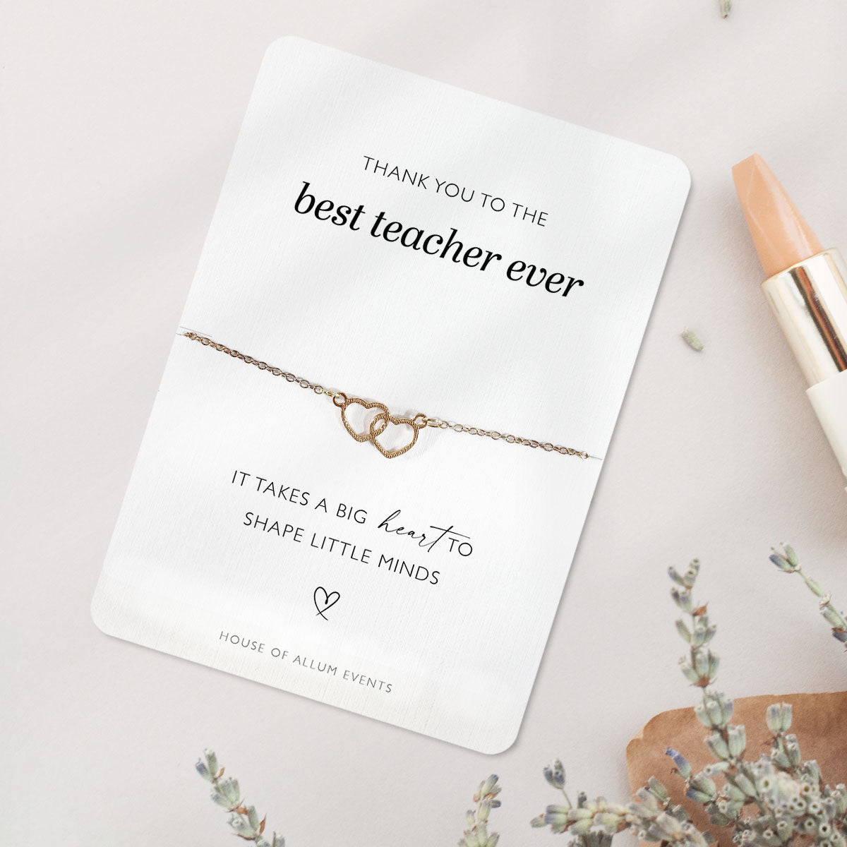 Thank You Teacher Small Gift Best Teacher Gift Idea Thank you Gift Teacher Thank You Bracelet Gift School Leaver Gift Nursery