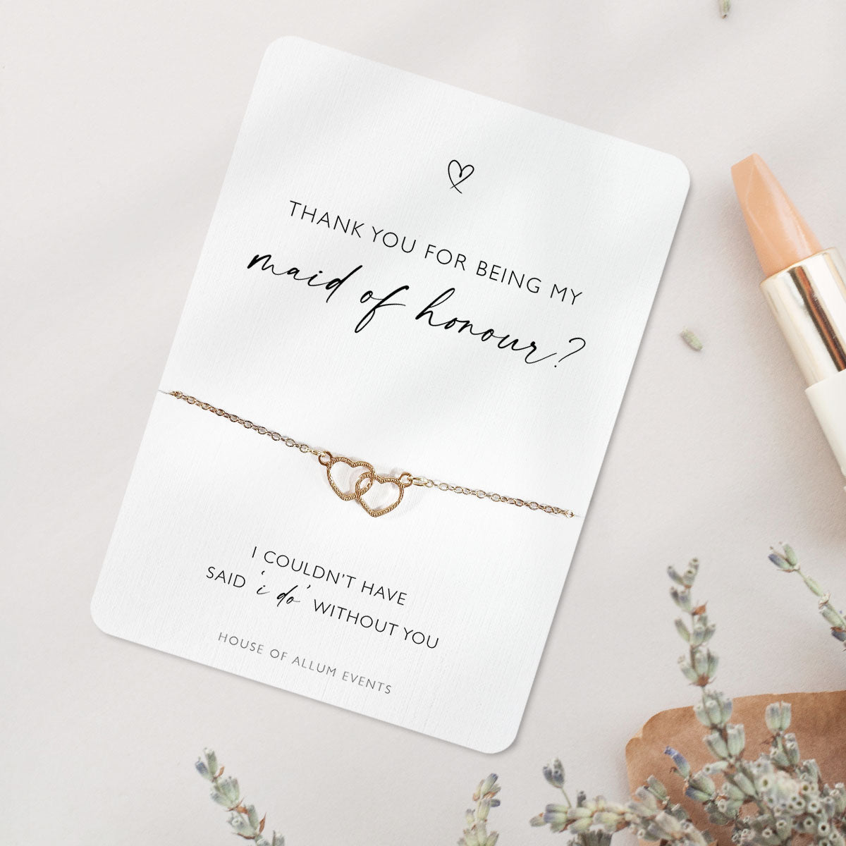 Bridesmaid Thank You Gift Wedding Day Bridesmaid Gift Bag Maid Of Honour Thank You Bridesmaid Card Bridesmaid Bracelet
