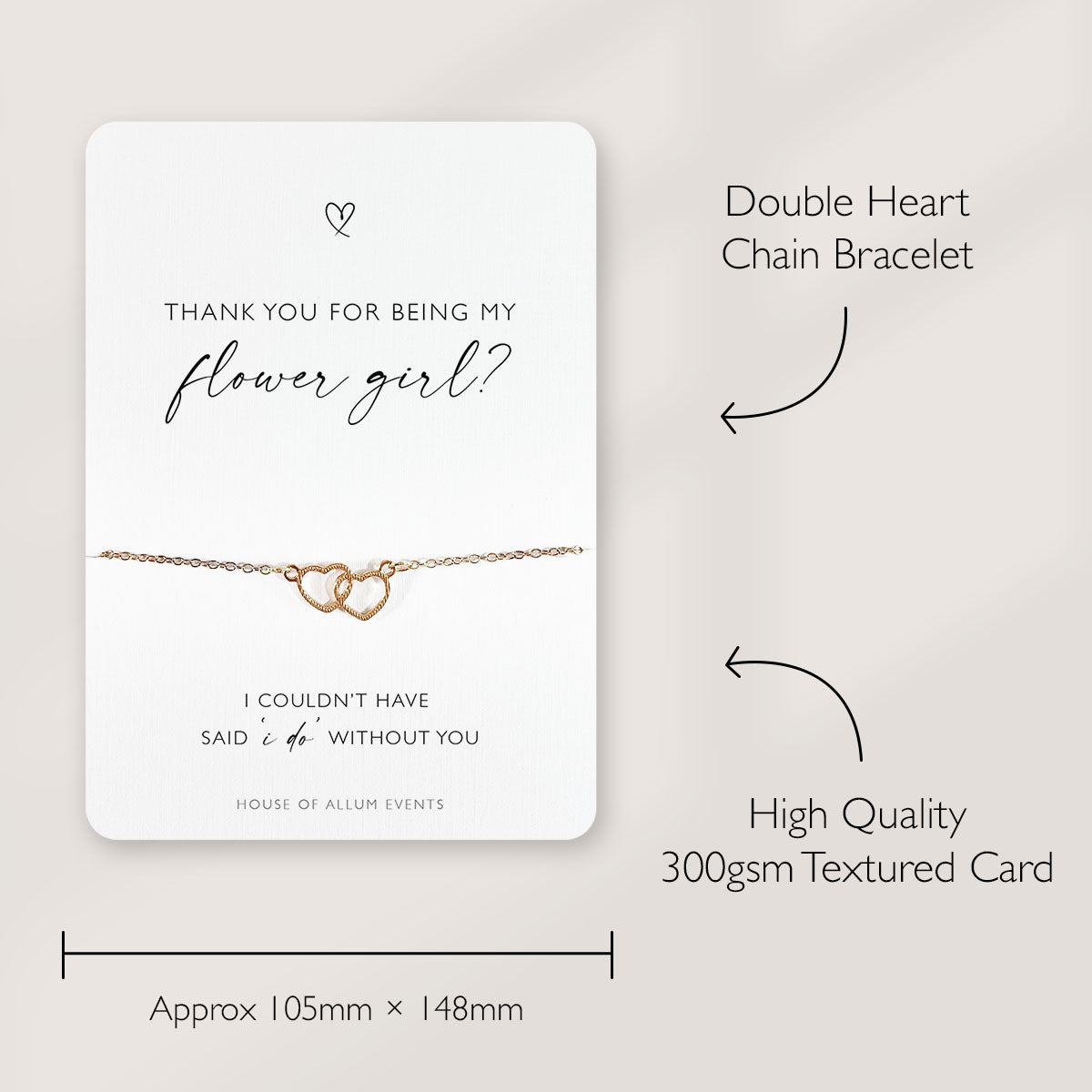 Bridesmaid Thank You Gift Wedding Day Bridesmaid Gift Bag Maid Of Honour Thank You Bridesmaid Card Bridesmaid Bracelet