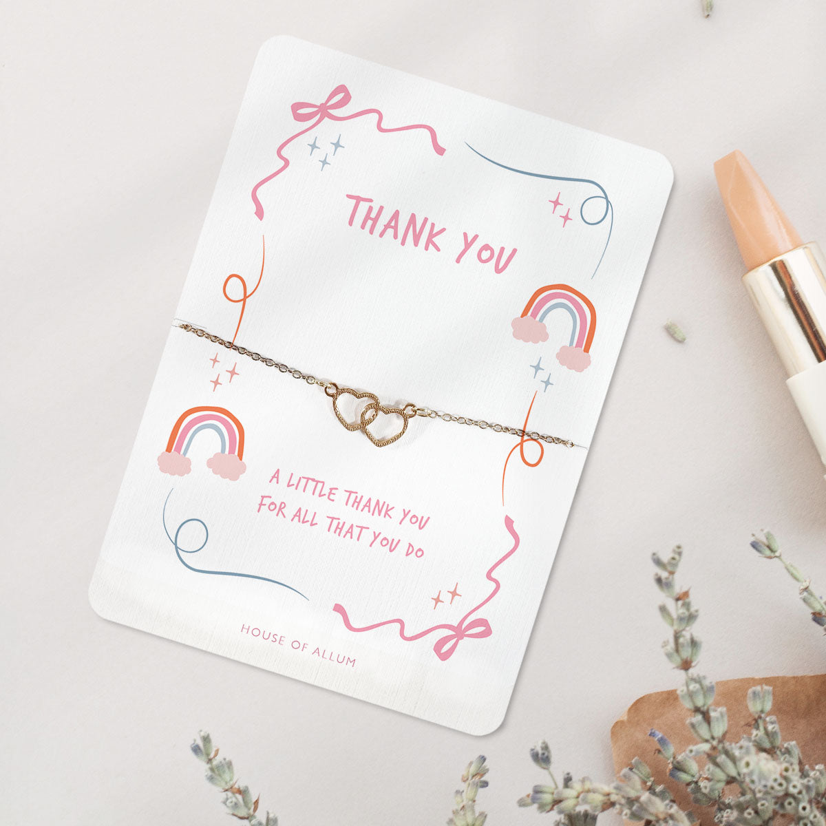Thank You Gift Bracelet Nursery Staff Thank You Small Thank You Gift Teacher Thank You Teacher Small Gift Idea Christmas Gift Idea