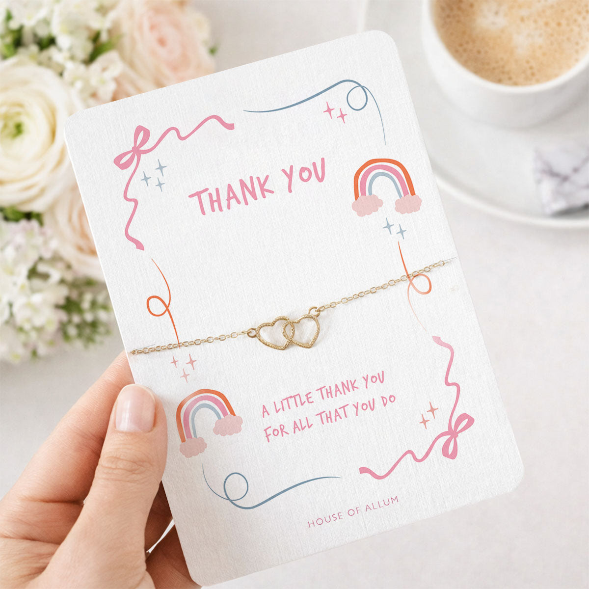 Thank You Gift Bracelet Nursery Staff Thank You Small Thank You Gift Teacher Thank You Teacher Small Gift Idea Christmas Gift Idea