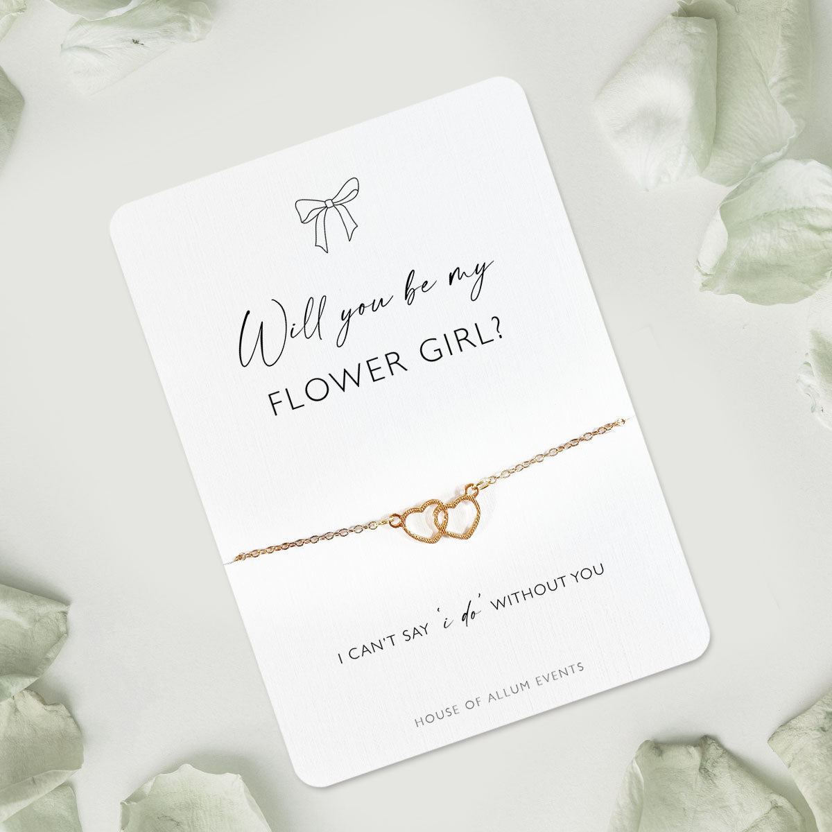 Bridesmaid Proposal Bracelet | Will You Be My Bridesmaid Gift | Personalised Gold Bridesmaid Jewellery | Bridesmaid Proposal Box