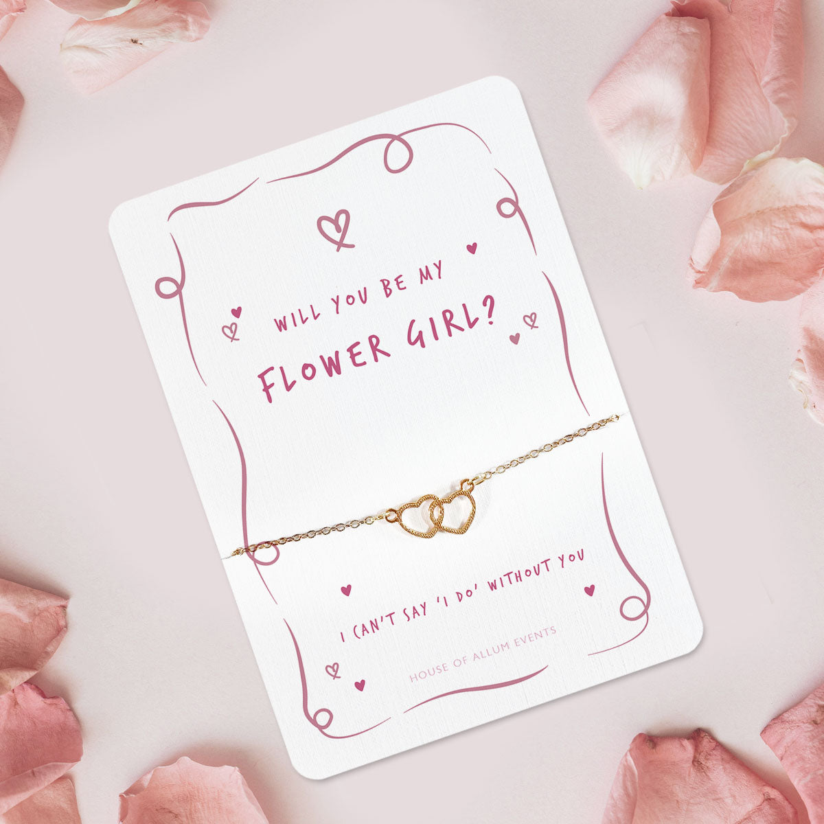 Bridesmaid Proposal Bracelet | Will You Be My Bridesmaid Gift | Personalised Gold Bridesmaid Jewellery | Bridesmaid Proposal Box | Bride Era