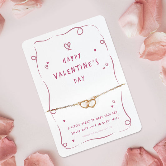 Valentine's Day Bracelet, Valentine Card, Thank You Gift, Valentine's Gift, Valentine, Best Friend, Girls Day
