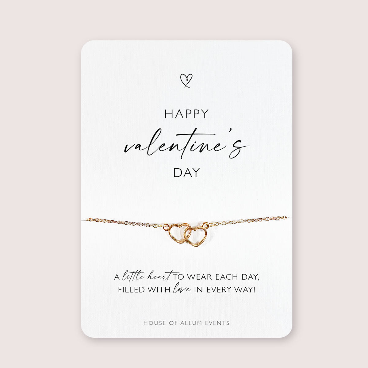 Valentine's Day Bracelet, Valentine Card, Thank You Gift, Valentine's Gift, Valentine, Best Friend, Girls Day