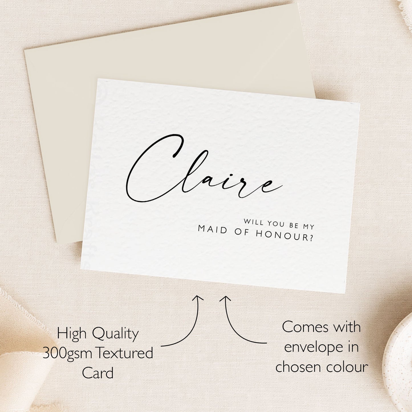 Elegant Bridesmaid Proposal Card Black and White Bridesmaid Proposal Postcard Will You Be My Bridesmaid Card Bridesmaid Proposal Gift