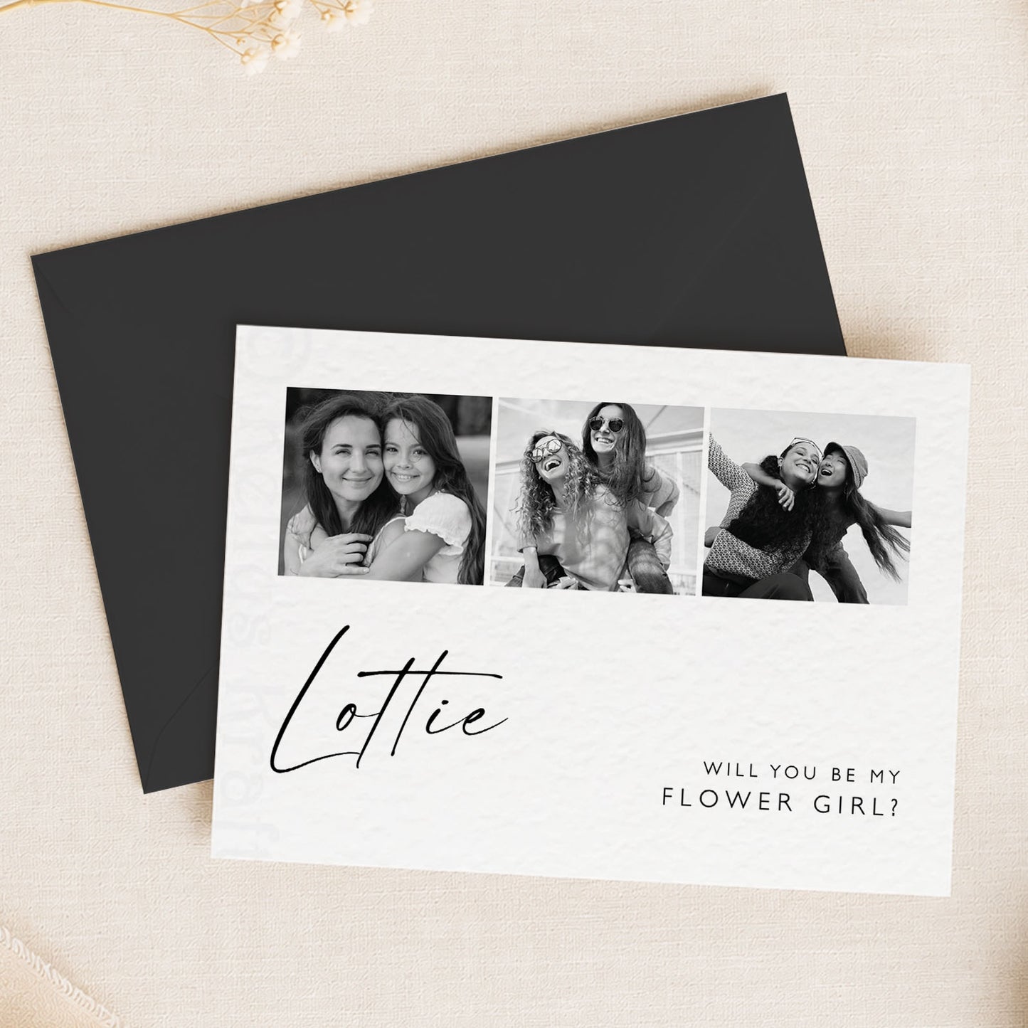 Polaroid Photo Bridesmaid Proposal Card Bow Bridesmaid Proposal Postcard Will You Be My Bridesmaid Card Elegant Bridesmaid Proposal Gift