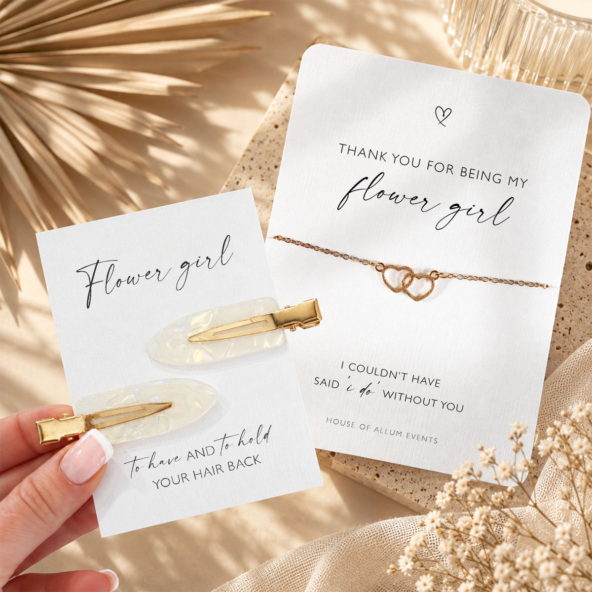 Bridesmaid bracelet and pearl hair clip thank you gift

Personalised bridesmaid thank you bracelet

Pearl hair clips bridesmaid gift

Bridesmaid wedding morning gift set

Maid of Honour bracelet and hair clip gift

Flower Girl bracelet and pearl hair clip gift