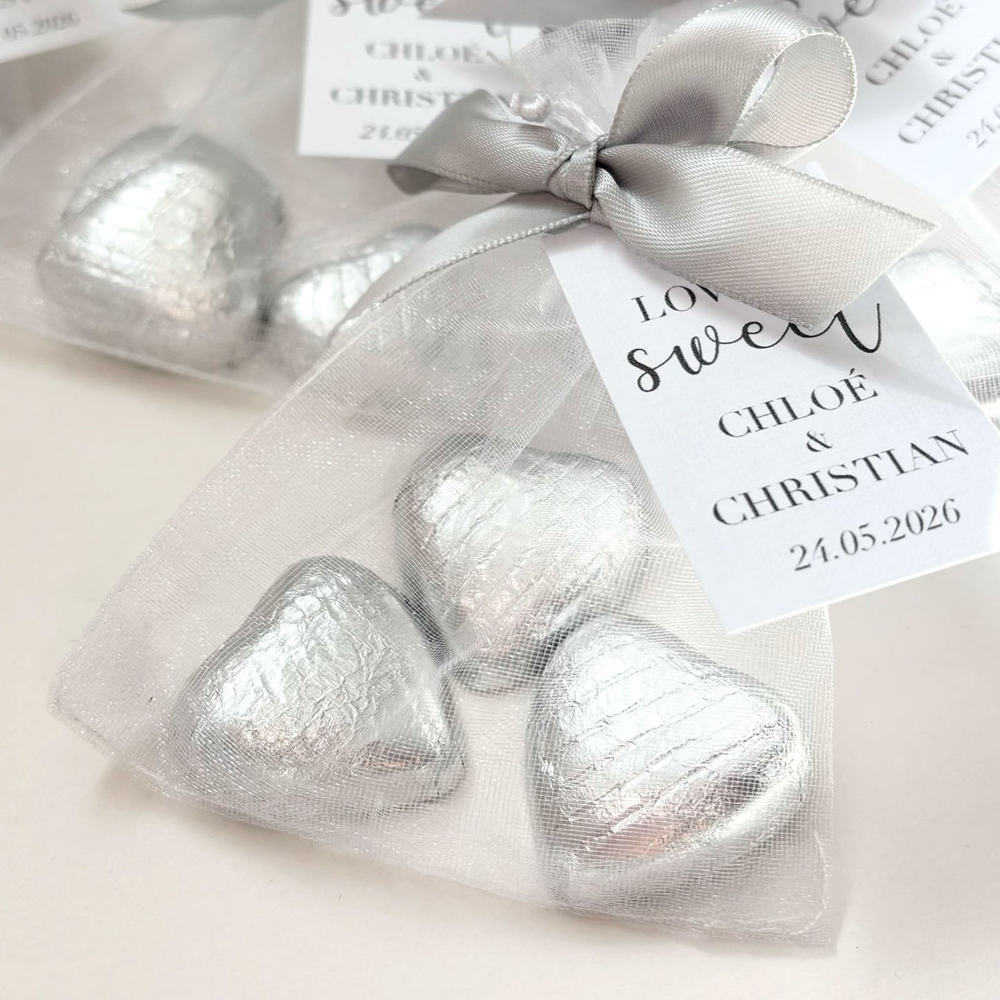 Heart Foil Chocolates For Wedding Favours Foil Wrapped Chocolate Hearts Gold Foil Heart Chocolates For Weddings Chocolates For Party Favours
