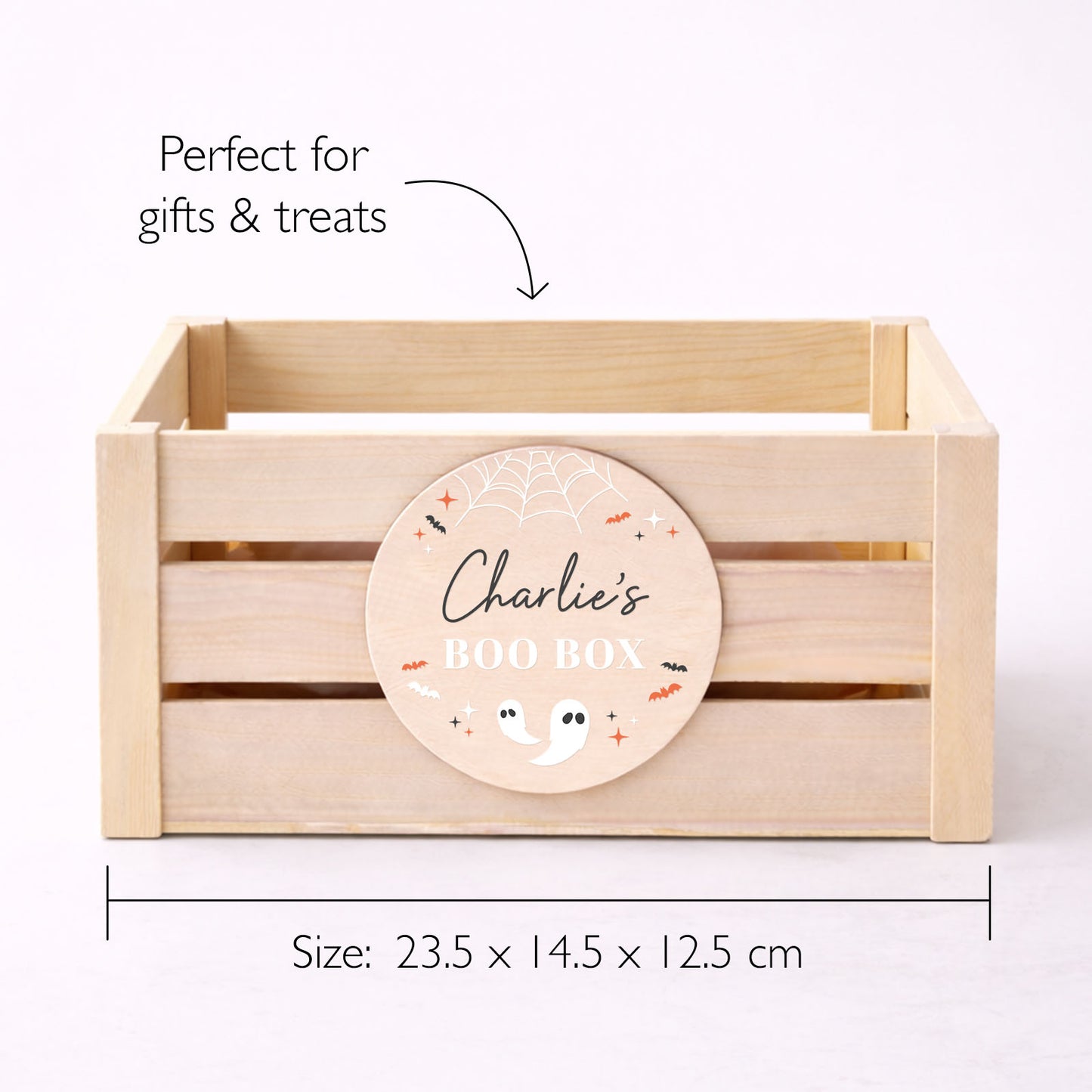 Halloween Boo Box For Kids Personalised Halloween Sweet Box Trick or Treat Halloween Box For Kids Halloween Sweets Crate Boo Box