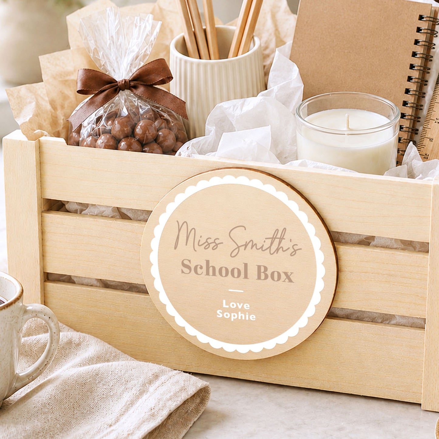 Teacher Gift Idea Thank you Teacher Hamper Gift Thank you Chocolate and Snack Gift Box for Teacher Personalised Teacher Treat Hamper