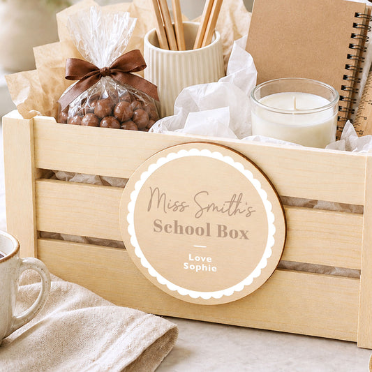 Teacher Gift Idea Thank you Teacher Hamper Gift Thank you Chocolate and Snack Gift Box for Teacher Personalised Teacher Treat Hamper