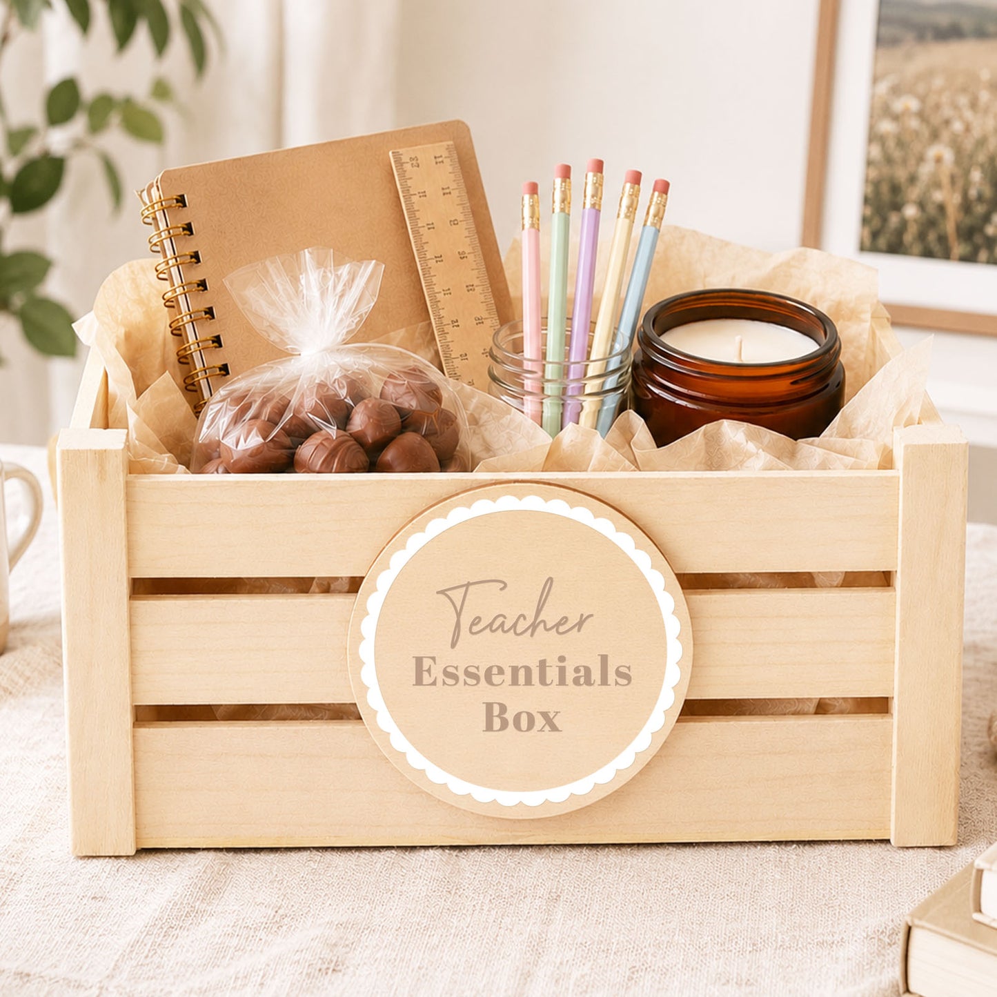 Thank you Teacher Hamper Gift Thank you Chocolate and Snack Gift Box for Teacher Personalised Teacher Treat Hamper Teacher Gift Idea