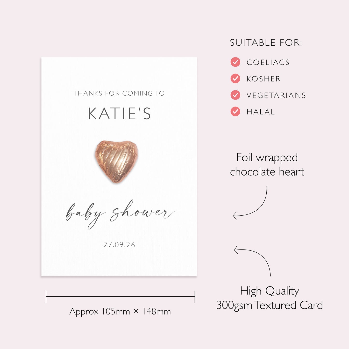 Chocolate Baby Shower Favour | Baby Shower Gifts | Party Favours | Gender Reveal Party | Party Bags