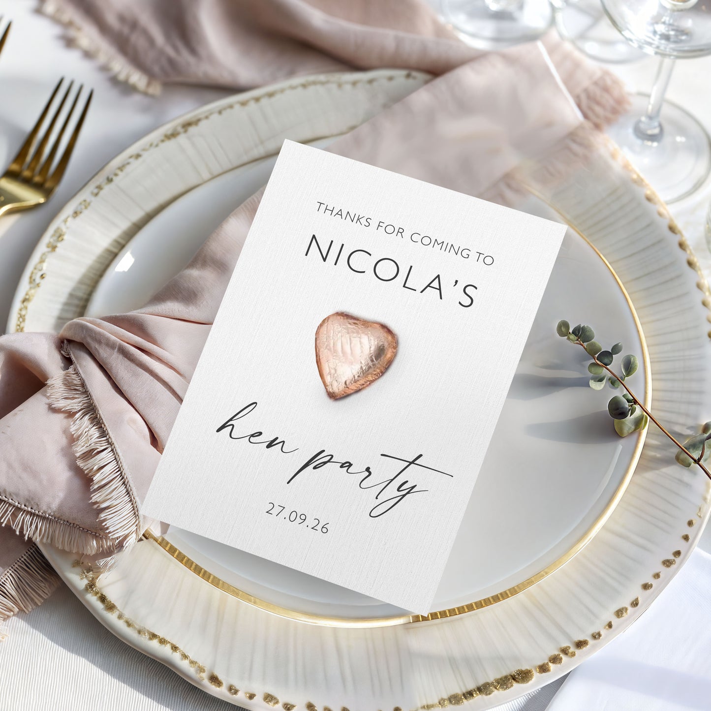 Chocolate Hen Party Favour | Hen Do Gifts | Party Favours | Bachelorette Party | Party Bags