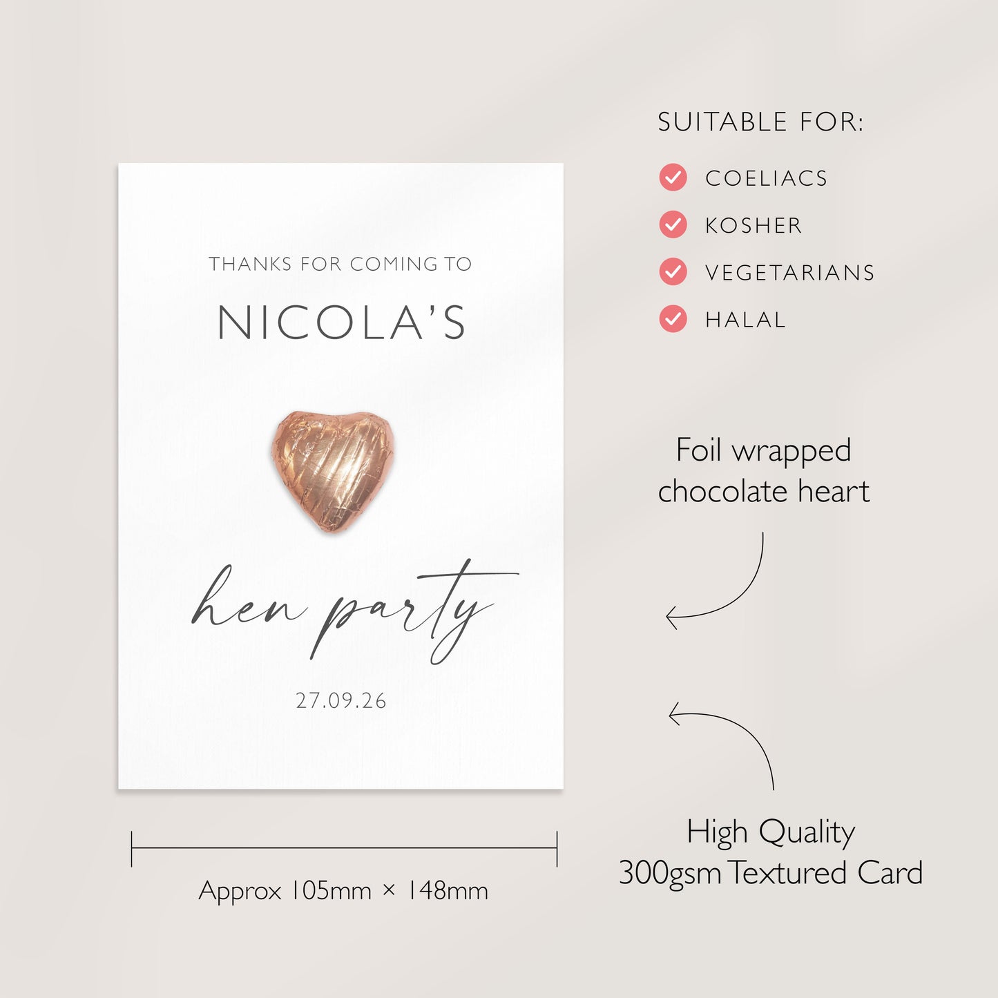 Hen Party Favour Hen Do Gifts Party Favours Bachelorette Party Bags Hen Party Treats Personalised Hen Party Gift Idea Chocolate Favour