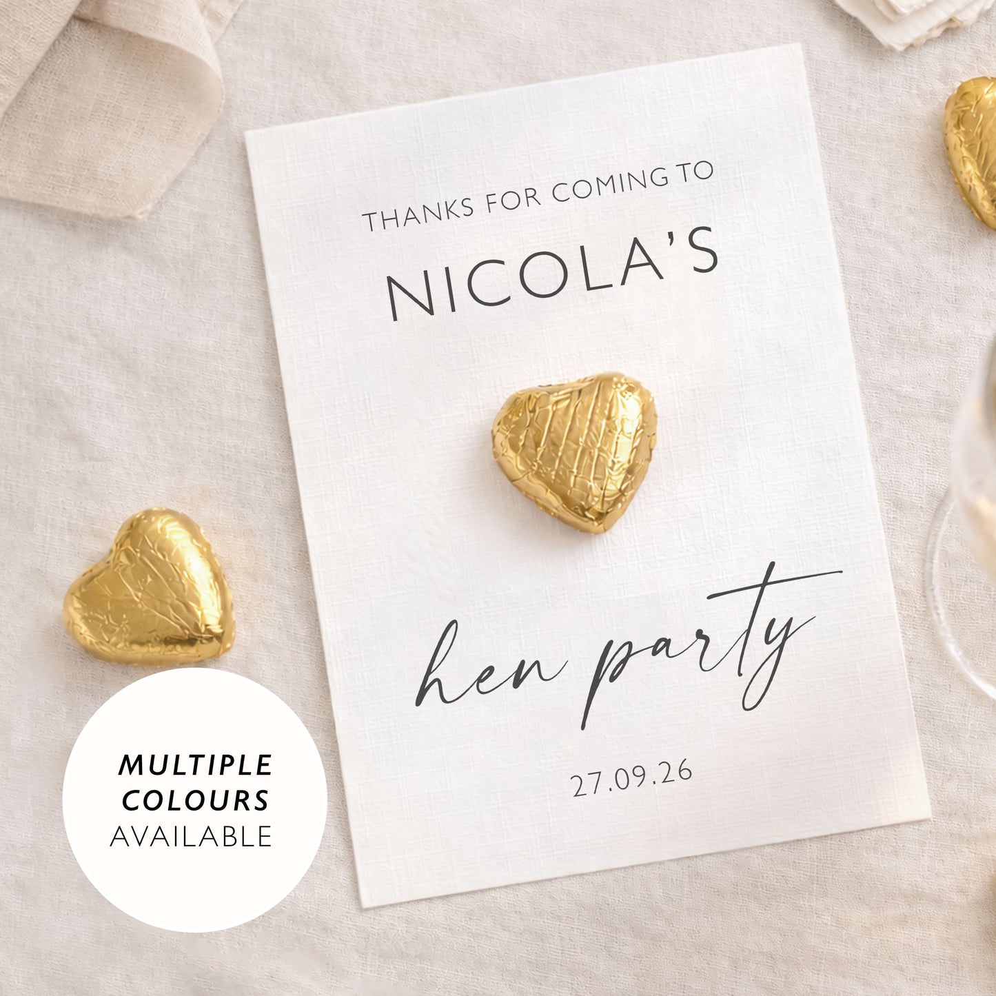 Hen Party Favour Hen Do Gifts Party Favours Bachelorette Party Bags Hen Party Treats Personalised Hen Party Gift Idea Chocolate Favour