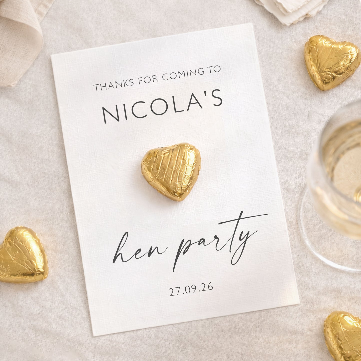 Hen Party Favour Hen Do Gifts Party Favours Bachelorette Party Bags Hen Party Treats Personalised Hen Party Gift Idea Chocolate Favour