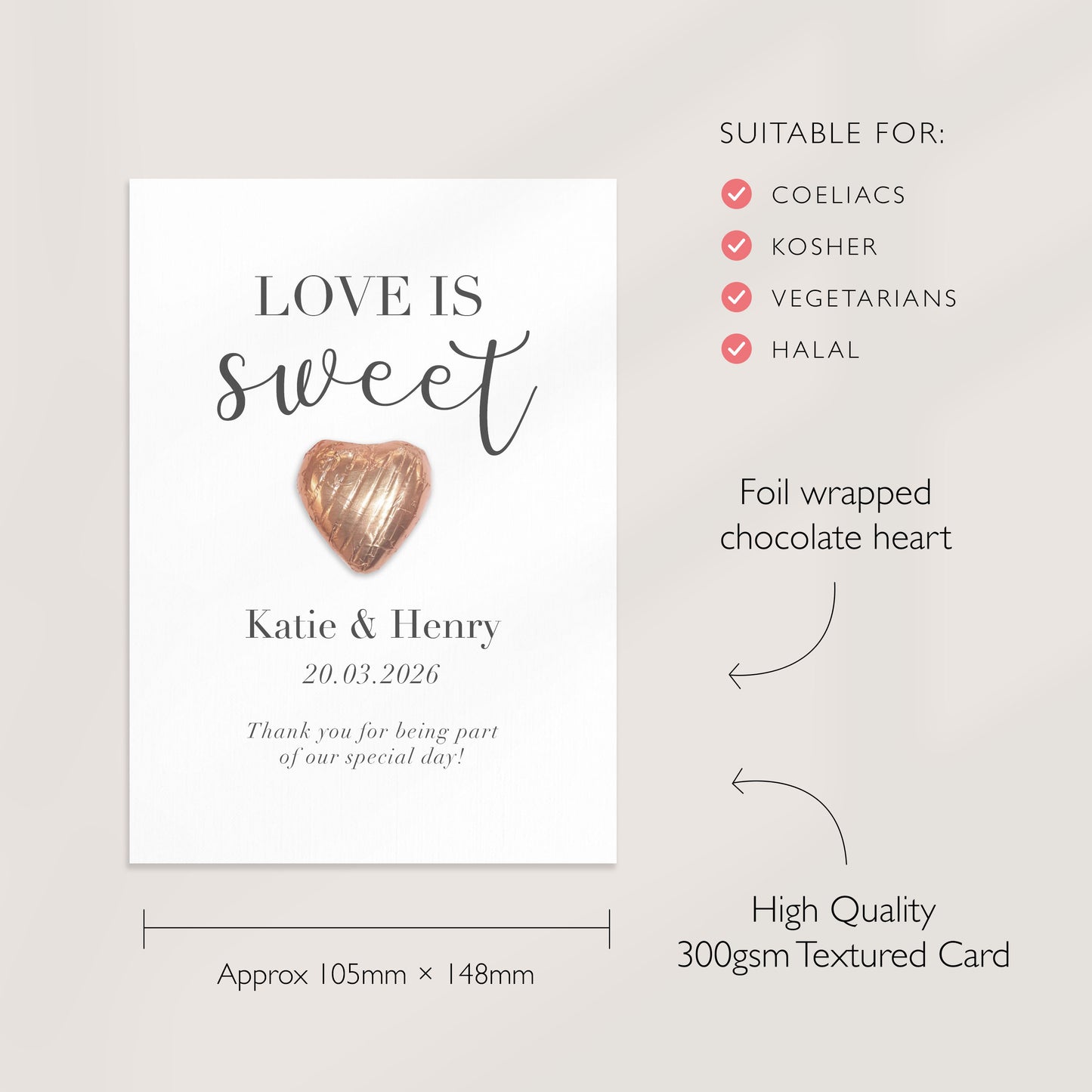 Chocolate Wedding Favours Love Is Sweet Wedding Wedding Favour Personalised Wedding Favors for Guests Chocolate Wedding Sweets Engagement