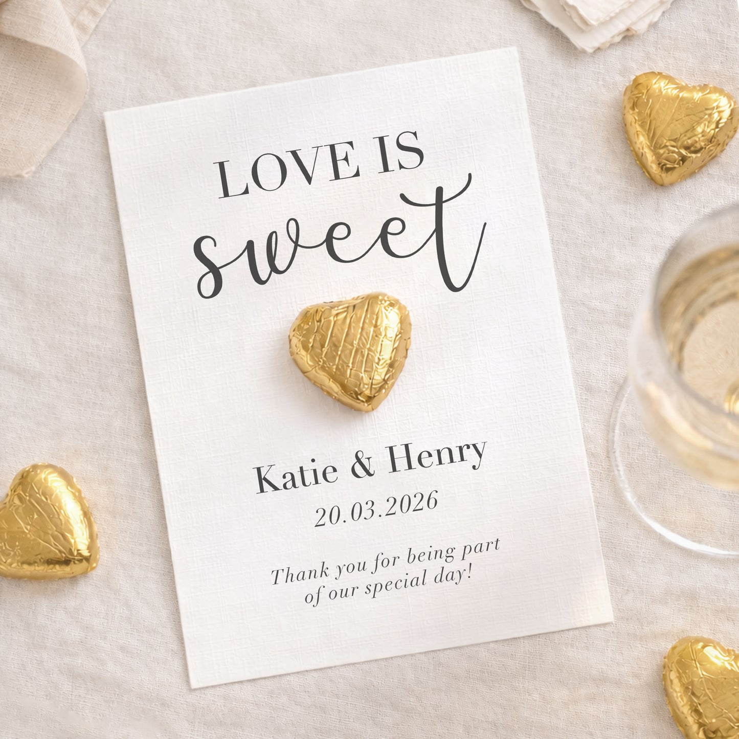 Chocolate Wedding Favours Love Is Sweet Wedding Wedding Favour Personalised Wedding Favors for Guests Chocolate Wedding Sweets Engagement