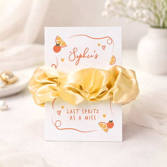Last Spritz Hen Party Favours Aperol Theme Bride Squad Gifts Personalised Hen Party Bags Personalised Hair Accessory Hen Party Favours