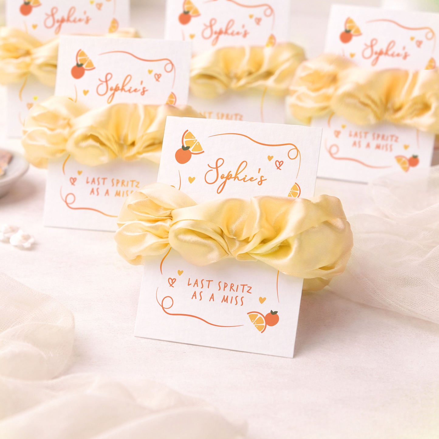 Last Spritz Hen Party Favours Aperol Theme Bride Squad Gifts Personalised Hen Party Bags Personalised Hair Accessory Hen Party Favours