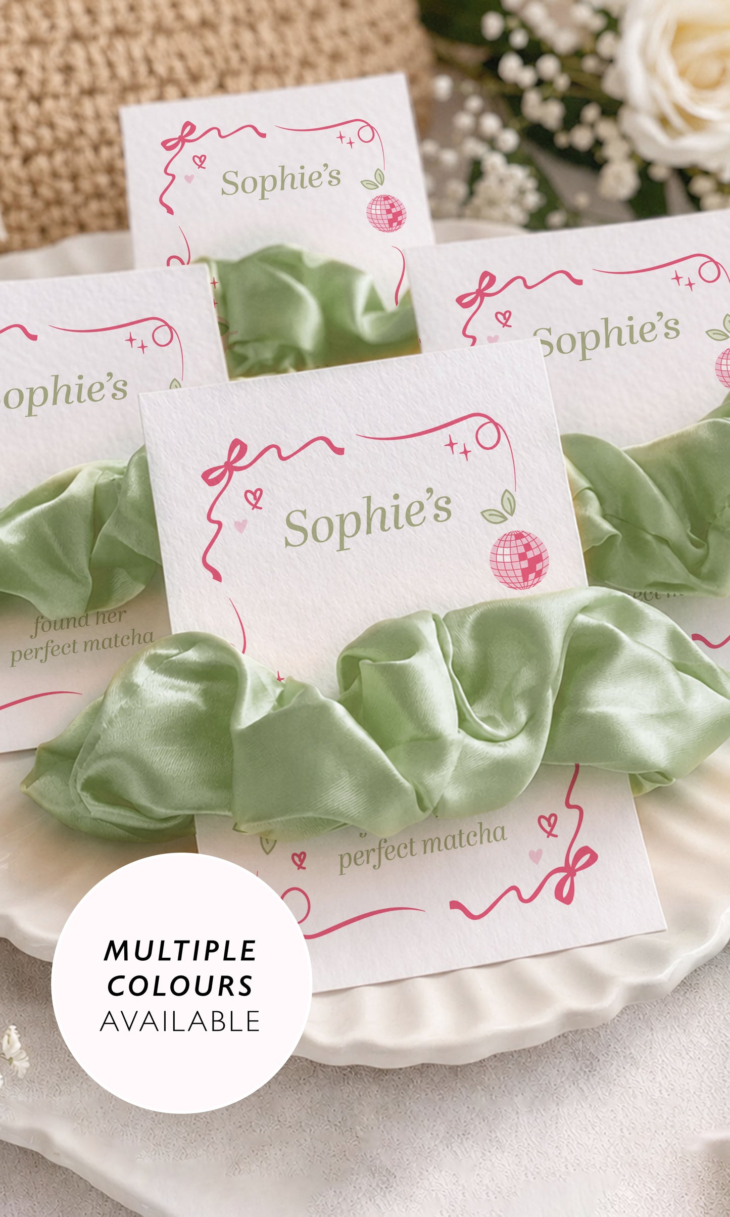 Perfect Matcha Hen Party Favours Matcha Green Bride Squad Gifts Personalised Hen Party Bags Personalised Hen Party Favours Hair Accessory