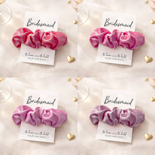 Pink Purple Mix Hen Party Hair Scrunchies