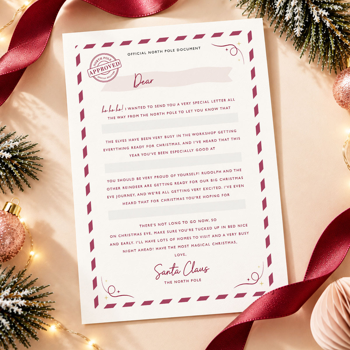 Personalised Letters To & From Santa