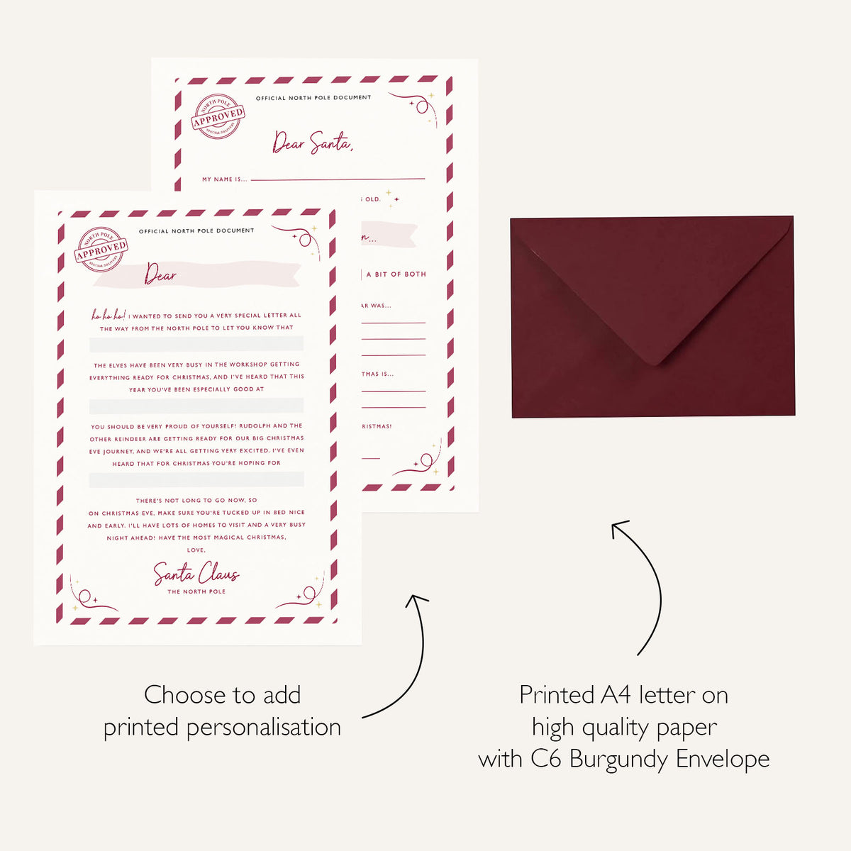 Personalised Letters To & From Santa