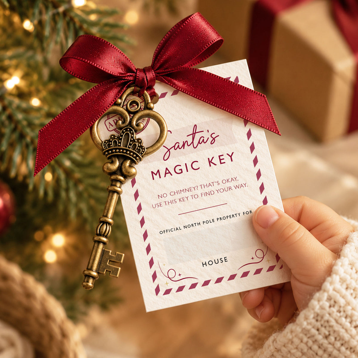 Personalised Santa Magic Key