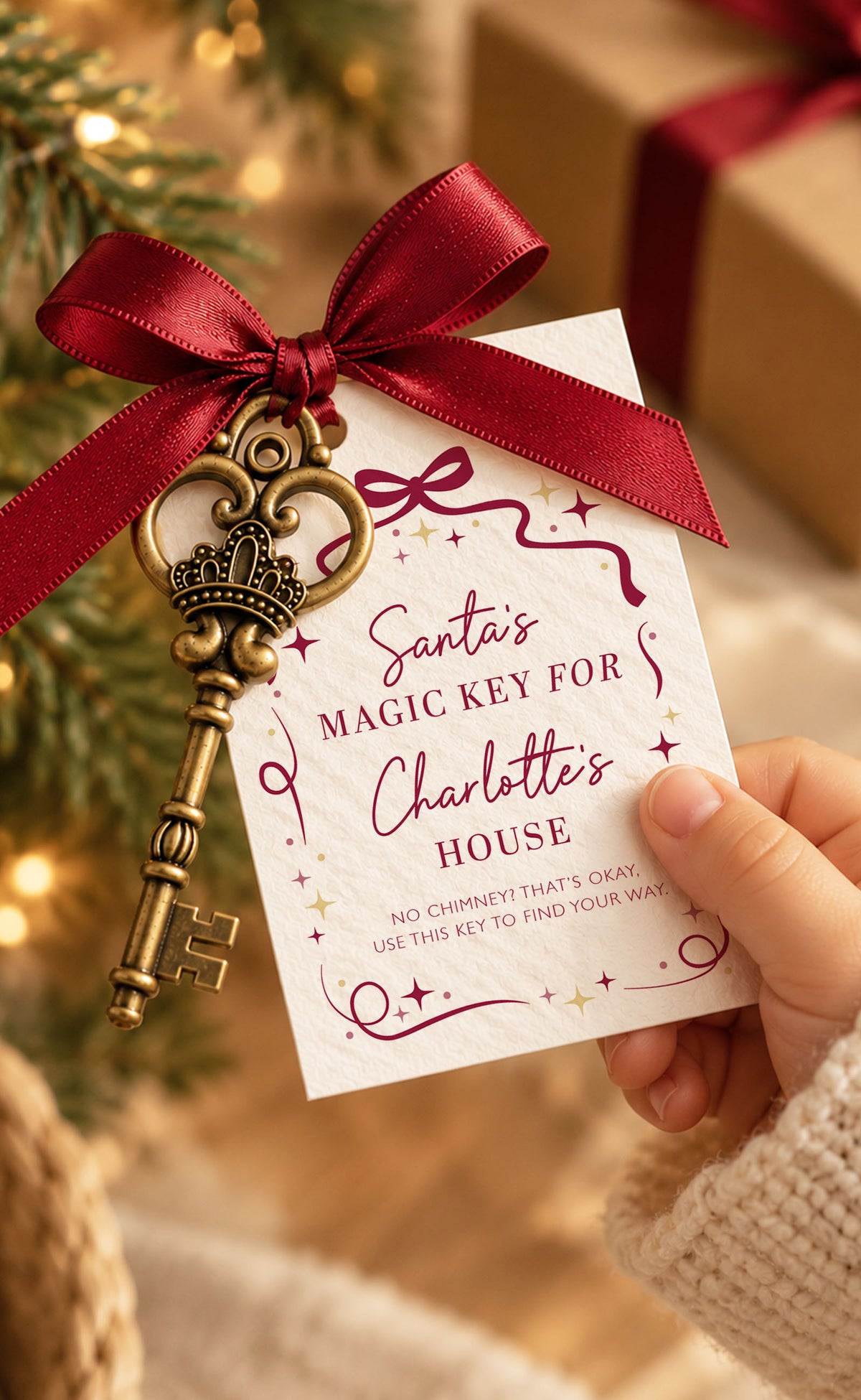 Personalised Santa Magic Key
