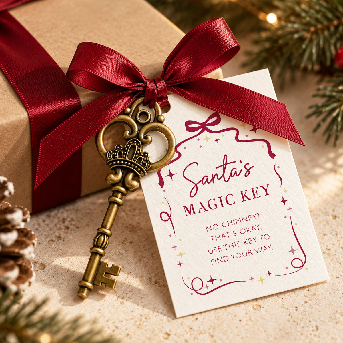 Personalised Santa Magic Key