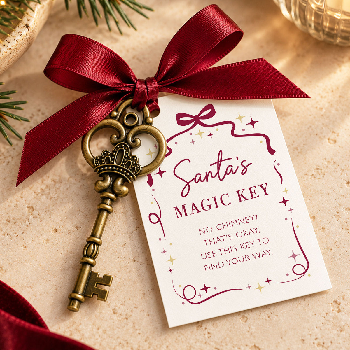 Personalised Santa Magic Key