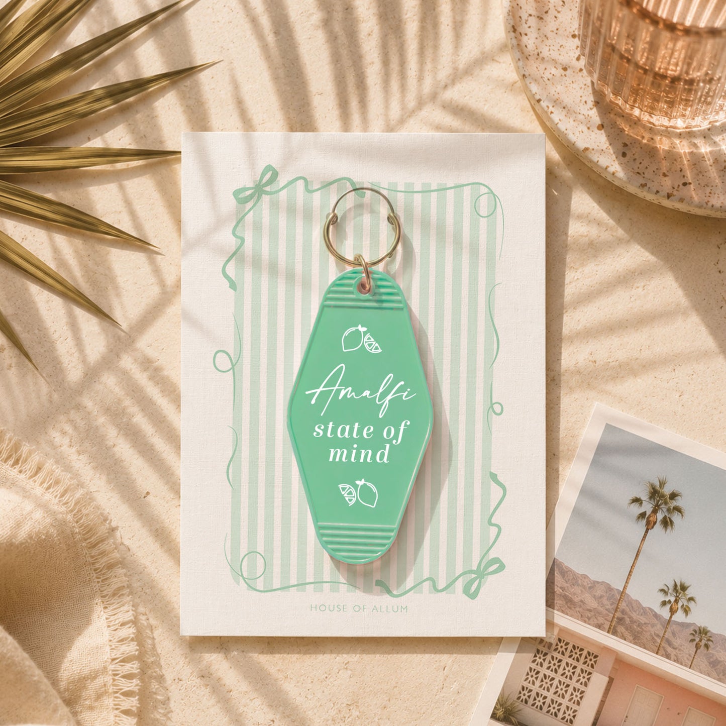Limoncello Lover Gift For Limoncello Lover Motel Keyring Gift Retro Motel Keychain