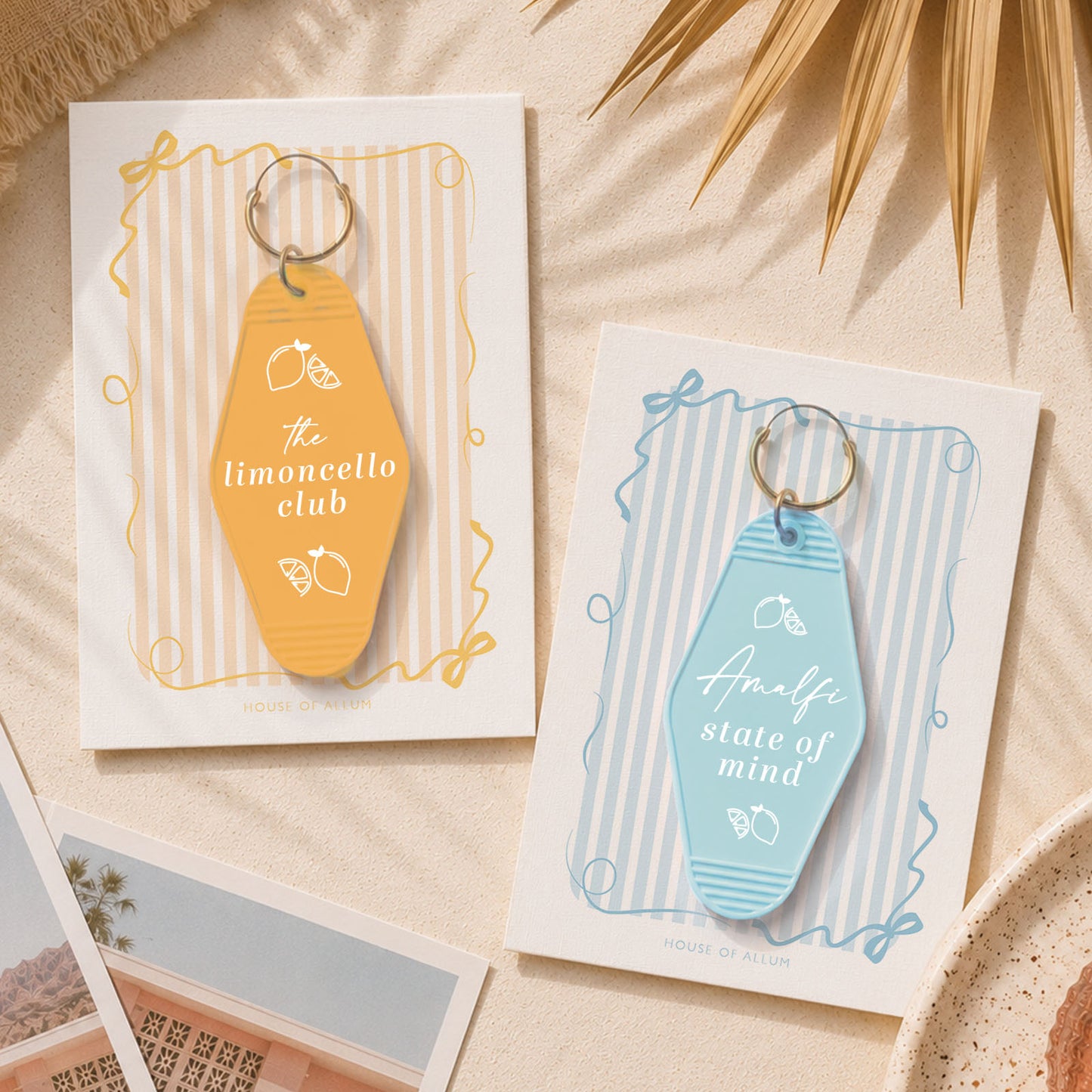 Limoncello Lover Gift For Limoncello Lover Motel Keyring Gift Retro Motel Keychain