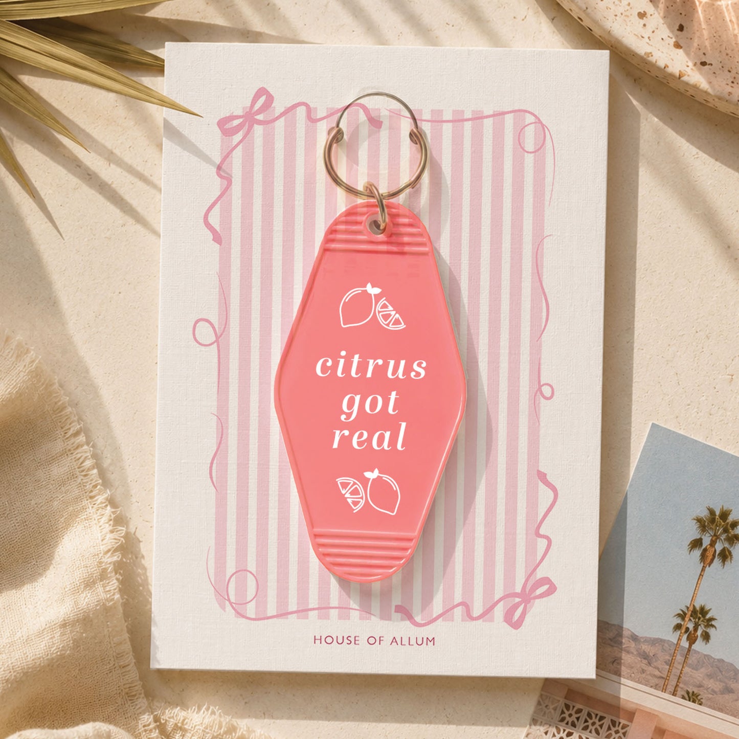 Limoncello Lover Gift For Limoncello Lover Motel Keyring Gift Retro Motel Keychain