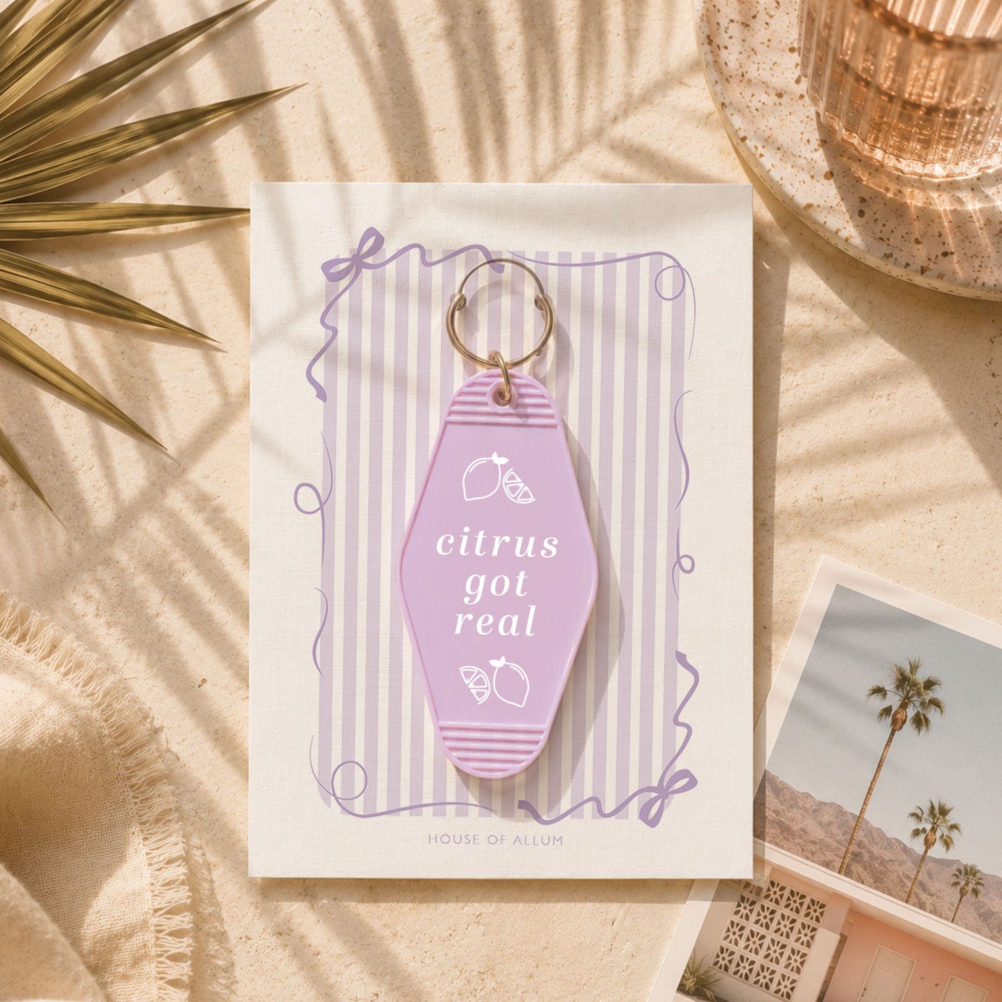 Limoncello Lover Gift For Limoncello Lover Motel Keyring Gift Retro Motel Keychain