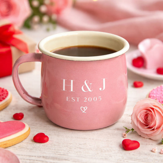 Personalised Valentine’s Mug | Just Married Mug | Customised Coffee Cup | Gift for Valentines | Engagement Gift | Tea Lover Gift | Wedding
