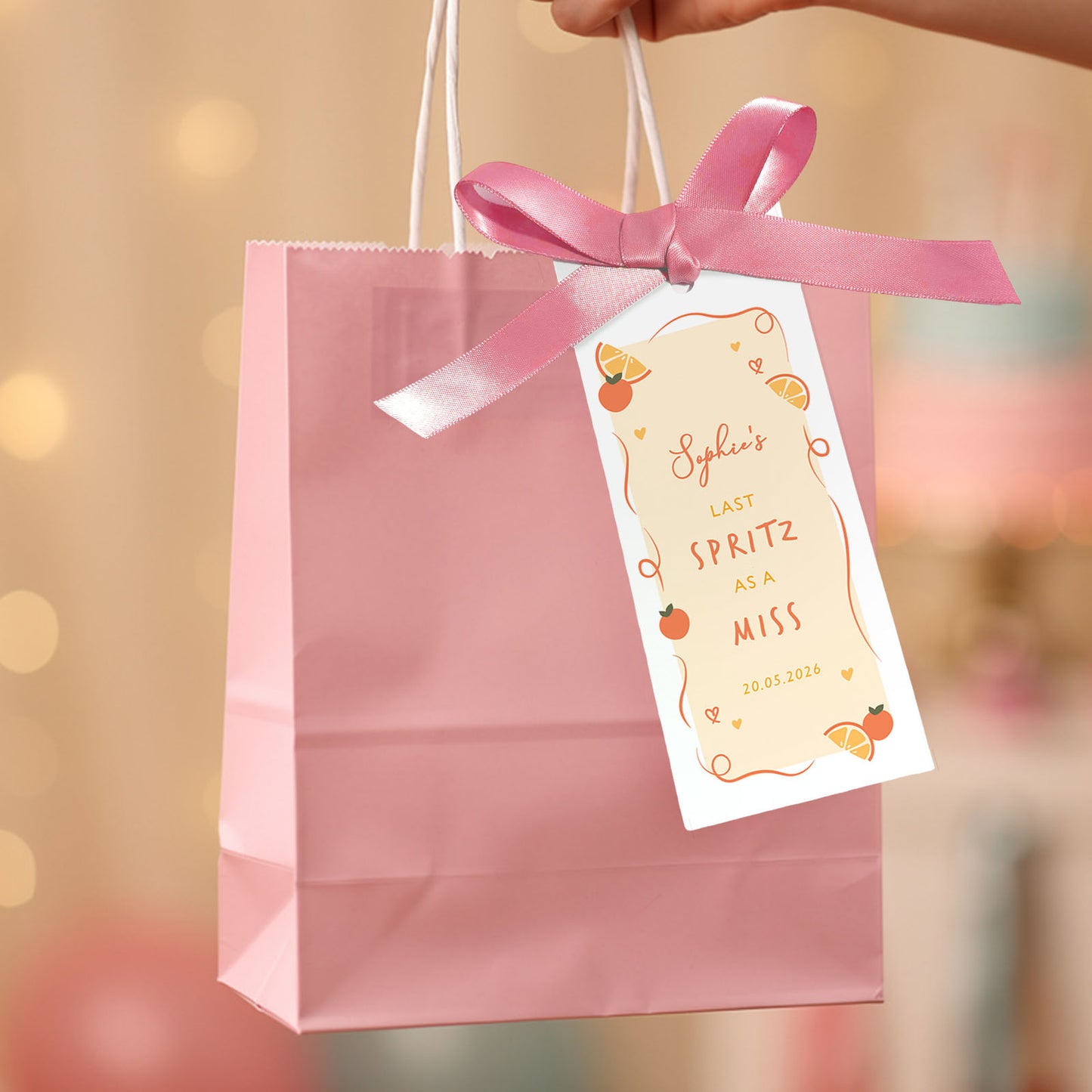 Hen Party Bags Last Spritz As A Miss Personalised Hen Do Gift Bag Name Tags Party Favours Hen Party Burlap Tote Bag Love At First Spritz