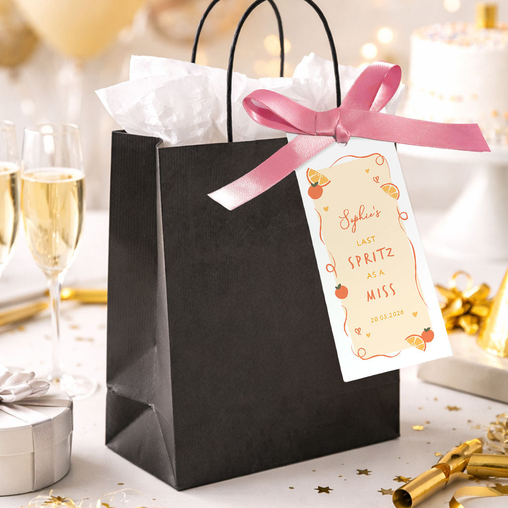 Hen Party Bags Last Spritz As A Miss Personalised Hen Do Gift Bag Name Tags Party Favours Hen Party Burlap Tote Bag Love At First Spritz