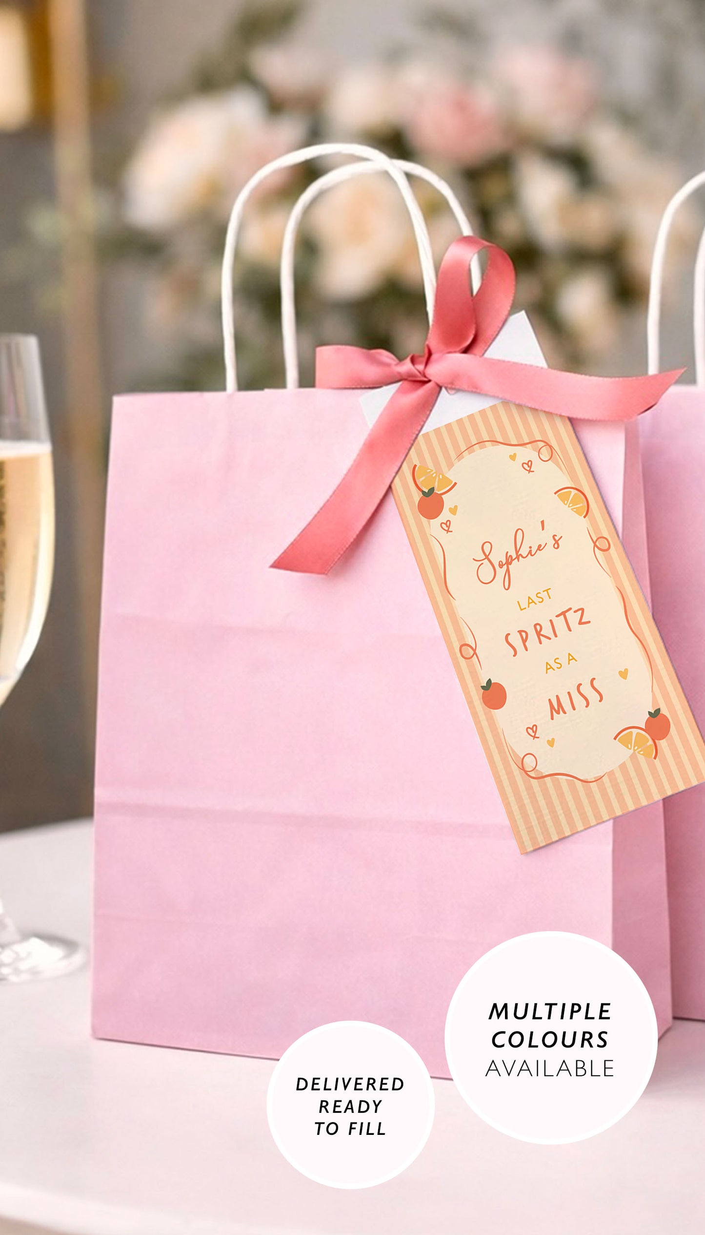 Hen Party Bags Last Spritz As A Miss Personalised Hen Do Gift Bag Name Tags Party Favours Hen Party Burlap Tote Bag Love At First Spritz