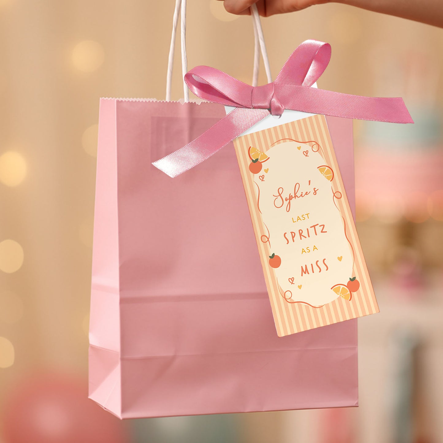 Hen Party Bags Last Spritz As A Miss Personalised Hen Do Gift Bag Name Tags Party Favours Hen Party Burlap Tote Bag Love At First Spritz