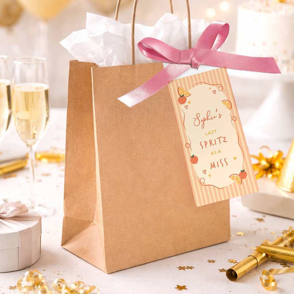 Hen Party Bags Last Spritz As A Miss Personalised Hen Do Gift Bag Name Tags Party Favours Hen Party Burlap Tote Bag Love At First Spritz
