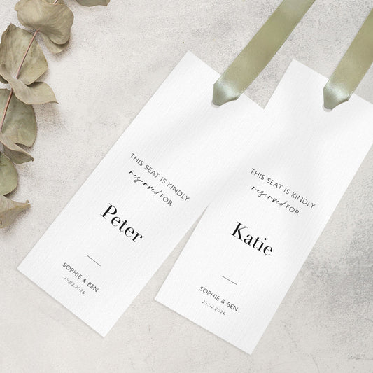 Personalised Seat Reserved Seat Sign For Ceremony Reserved Sign Wedding Reserved Sign Aisle Decor Seat Sign Wedding Reserved Row Signs